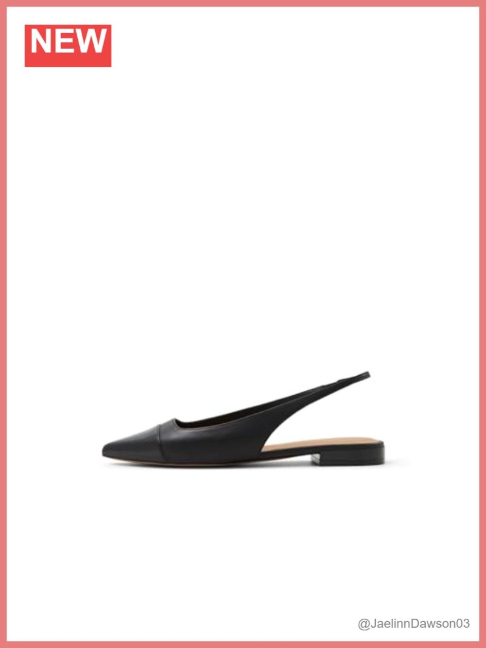Leather Ballet Flats with Buckle Closure - Women's Fashion Slip-Ons